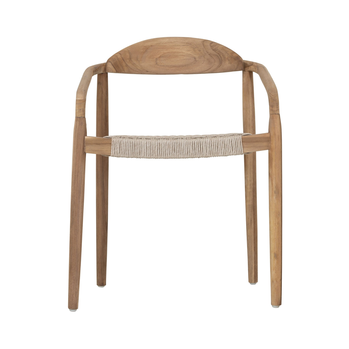 MUST Living Silla de comedor de exterior Santiago de madera de teca