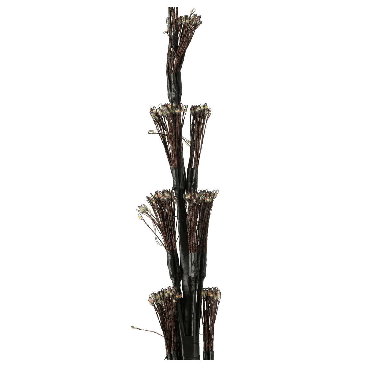 Árbol de Navidad Luces LED Multicolor Hierro Negro Extra Grande H240cm J-Line