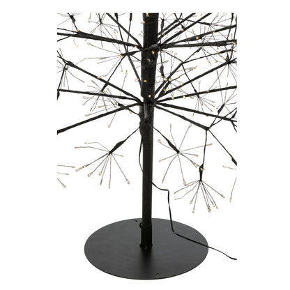 Árbol de Navidad Luces LED Multicolor Hierro Negro Extra Grande H240cm J-Line