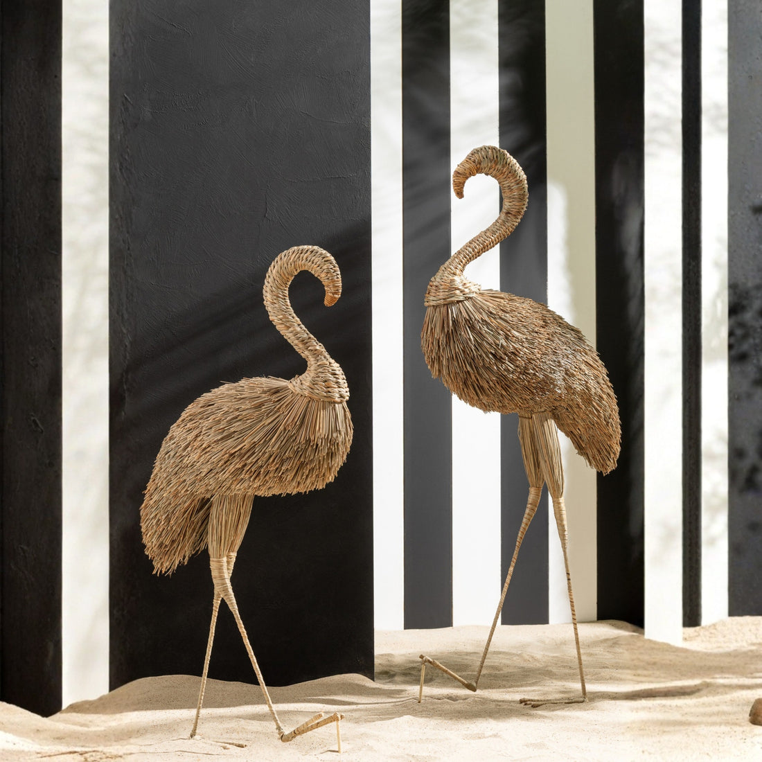 Flamingo Hierba Natural Pequeña J-Line
