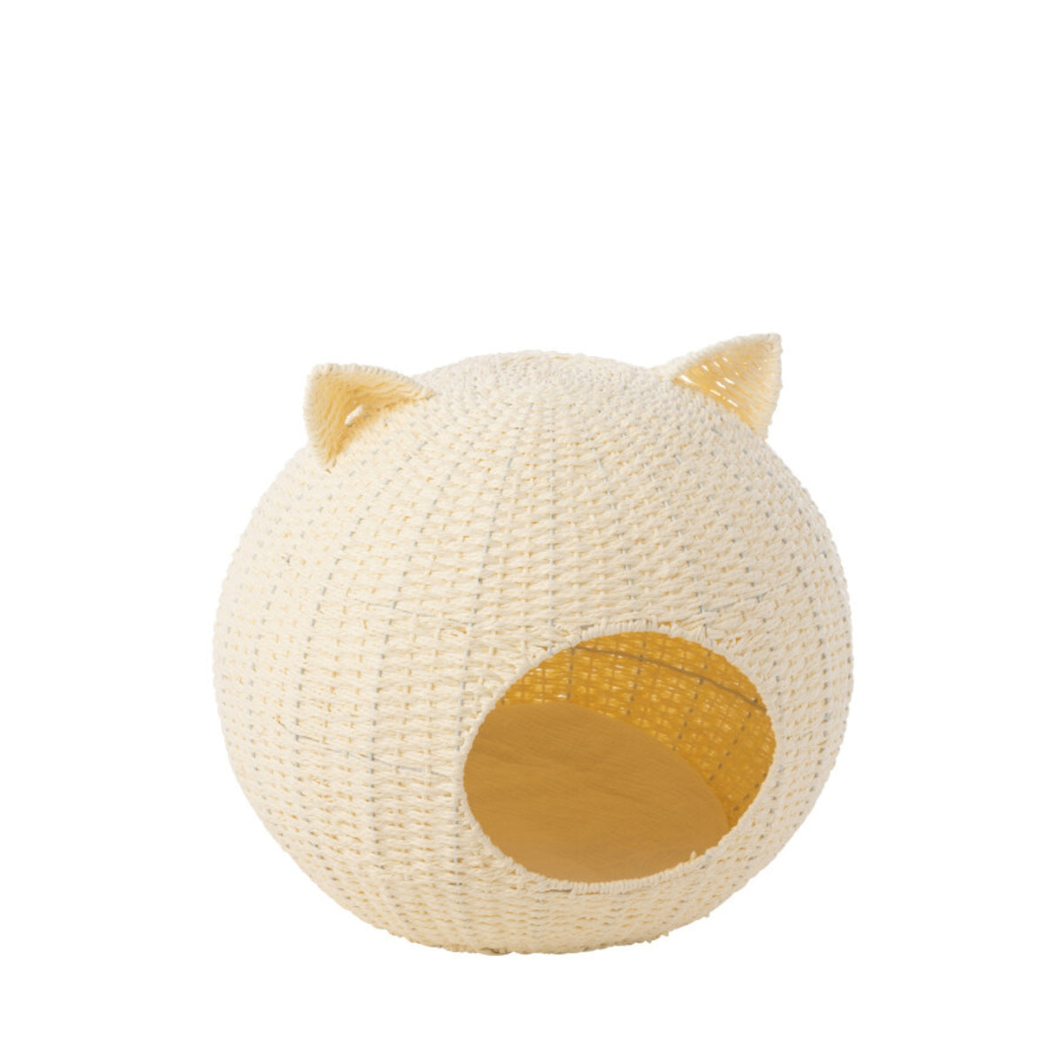 Cesta para gatos Orejas de gato Papel Blanco J-Line