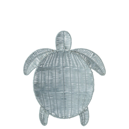 Decoración de pared Turtle Hierro Azul claro Grande J-Line