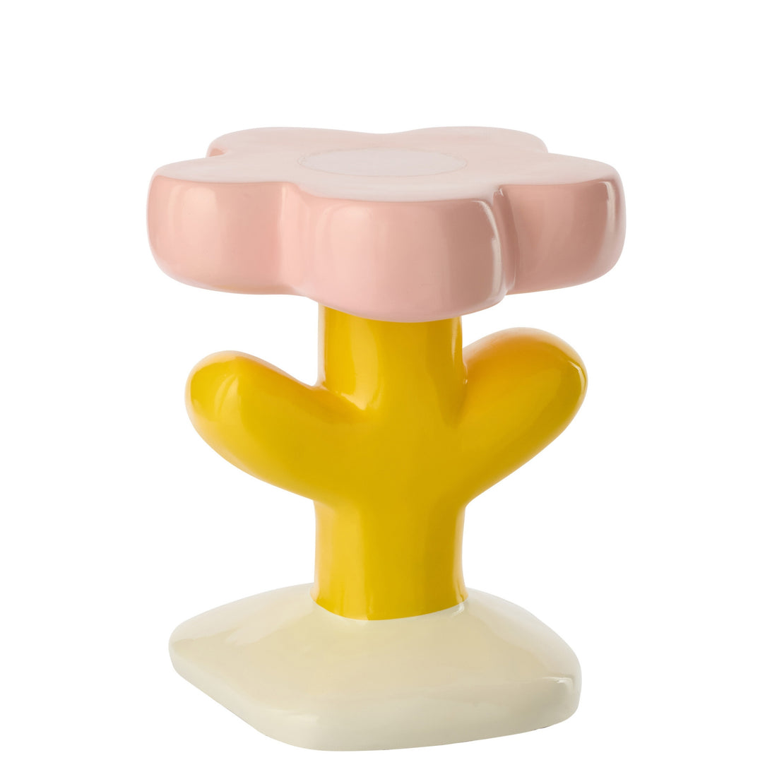 Mesa auxiliar Flor Mia Fibra de vidrio Multicolor J-Line