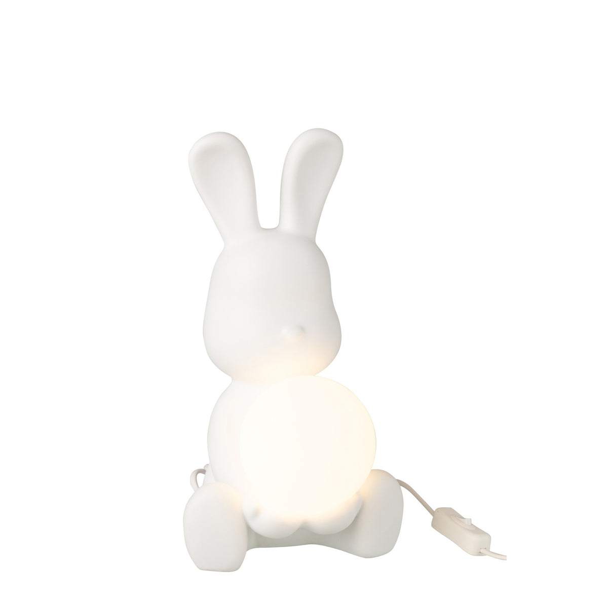 Lámpara de mesa Conejo Polirresina Blanca J-Line