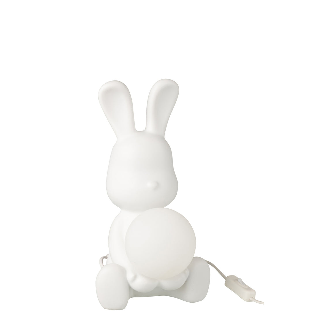 Lámpara de mesa Conejo Polirresina Blanca J-Line