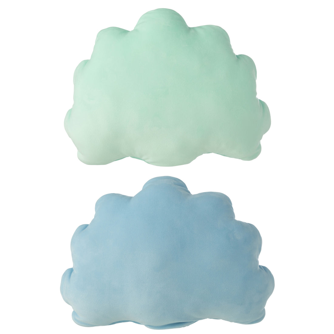 Cojín para niños de poliéster azul claro/verde menta, surtido, de J-Line