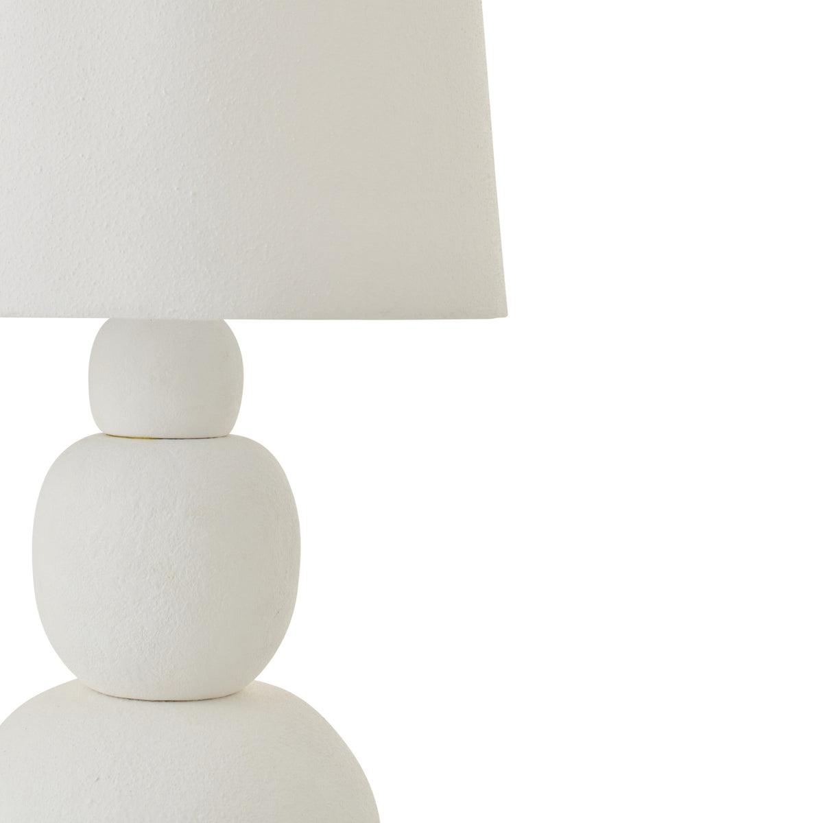 Lámpara de mesa Renee Cerámica Blanca Grande J-Line