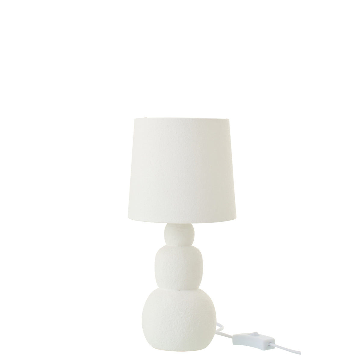 Lámpara de mesa Renee Cerámica Blanca Pequeña J-Line