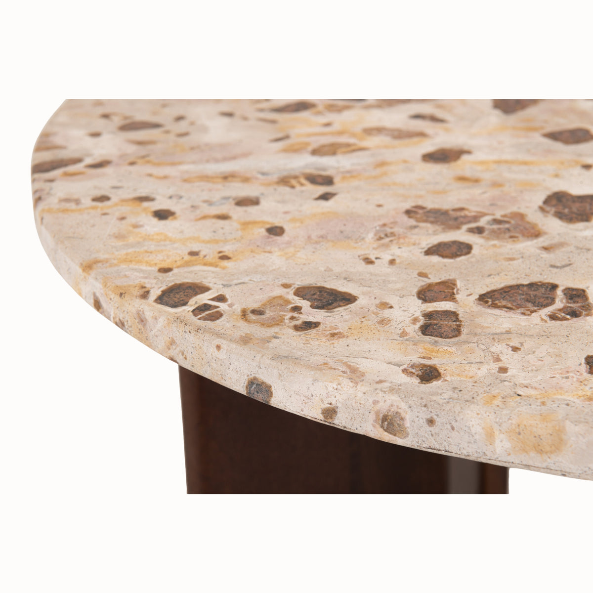 Mesa auxiliar Mathilde Mármol Natural/Beige J-Line