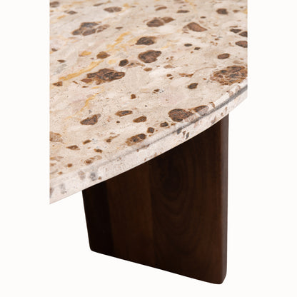 Mesa de centro Mathilde Mármol Natural/Beige J-Line