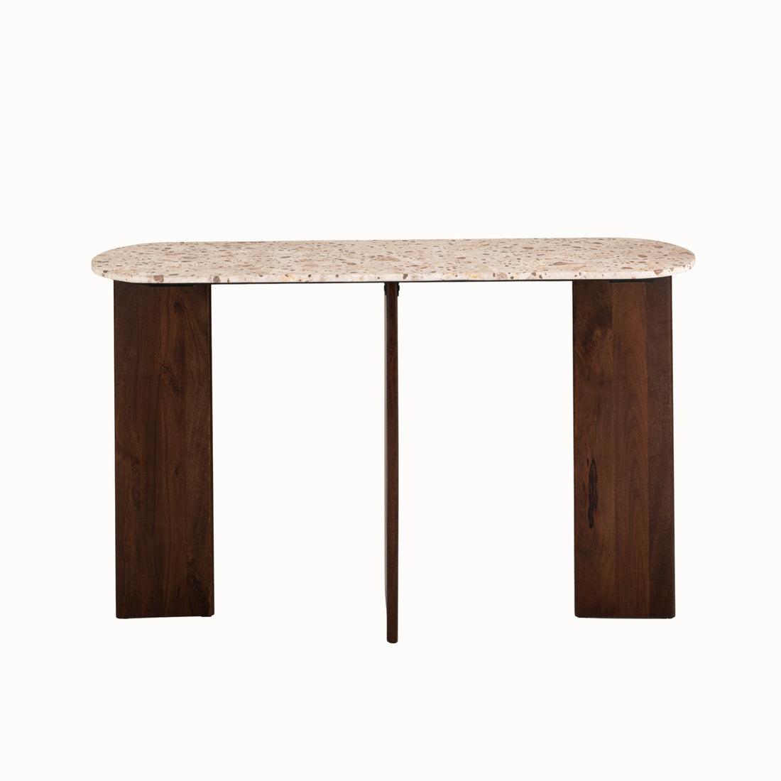 Mesa auxiliar Mathilde Mármol Natural/Beige J-Line