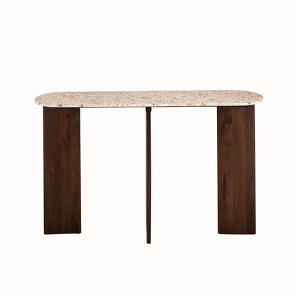 Mesa auxiliar Mathilde Mármol Natural/Beige J-Line