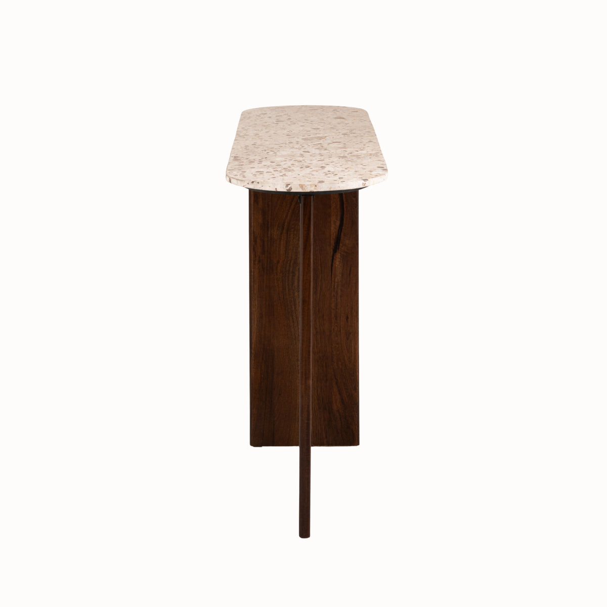 Mesa auxiliar Mathilde Mármol Natural/Beige J-Line