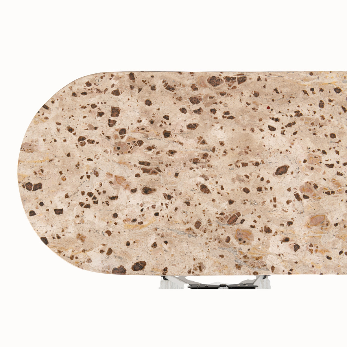 Mesa auxiliar Mathilde Mármol Natural/Beige J-Line