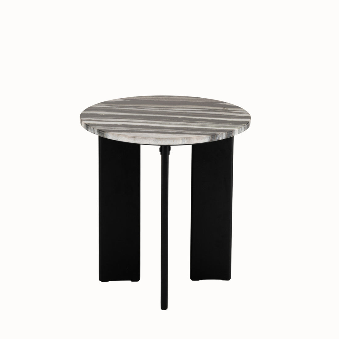 Mesa auxiliar Mathilde Mármol Negro/Gris J-Line