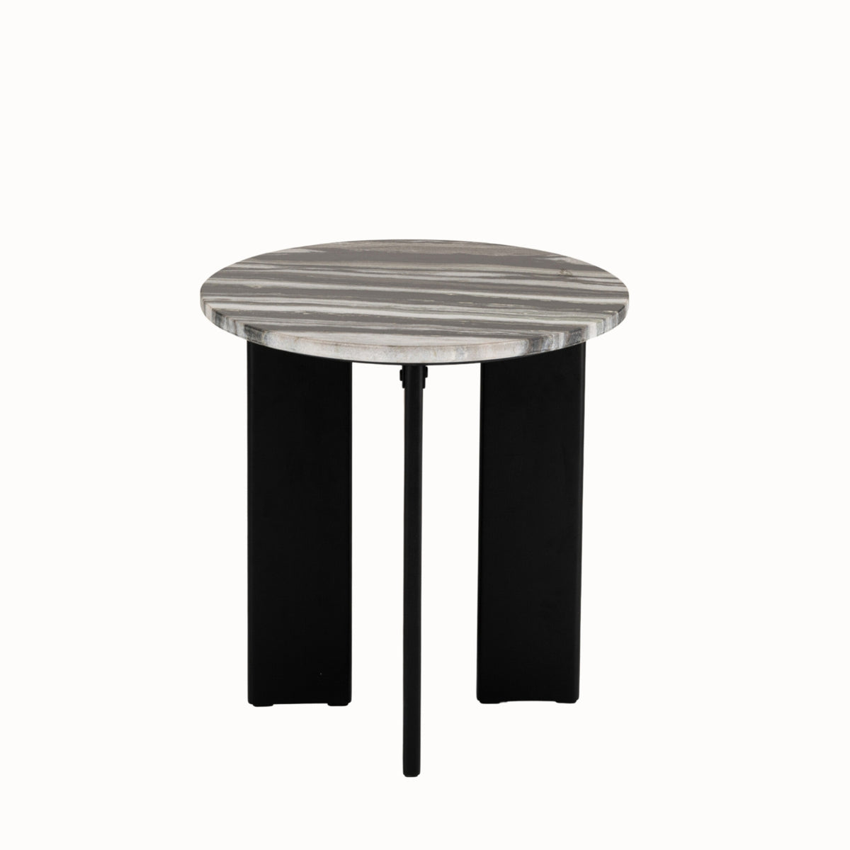 Mesa auxiliar Mathilde Mármol Negro/Gris J-Line