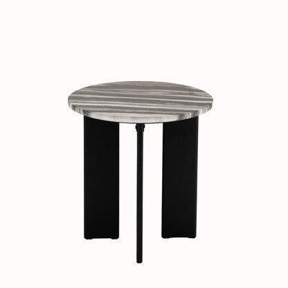 Mesa auxiliar Mathilde Mármol Negro/Gris J-Line