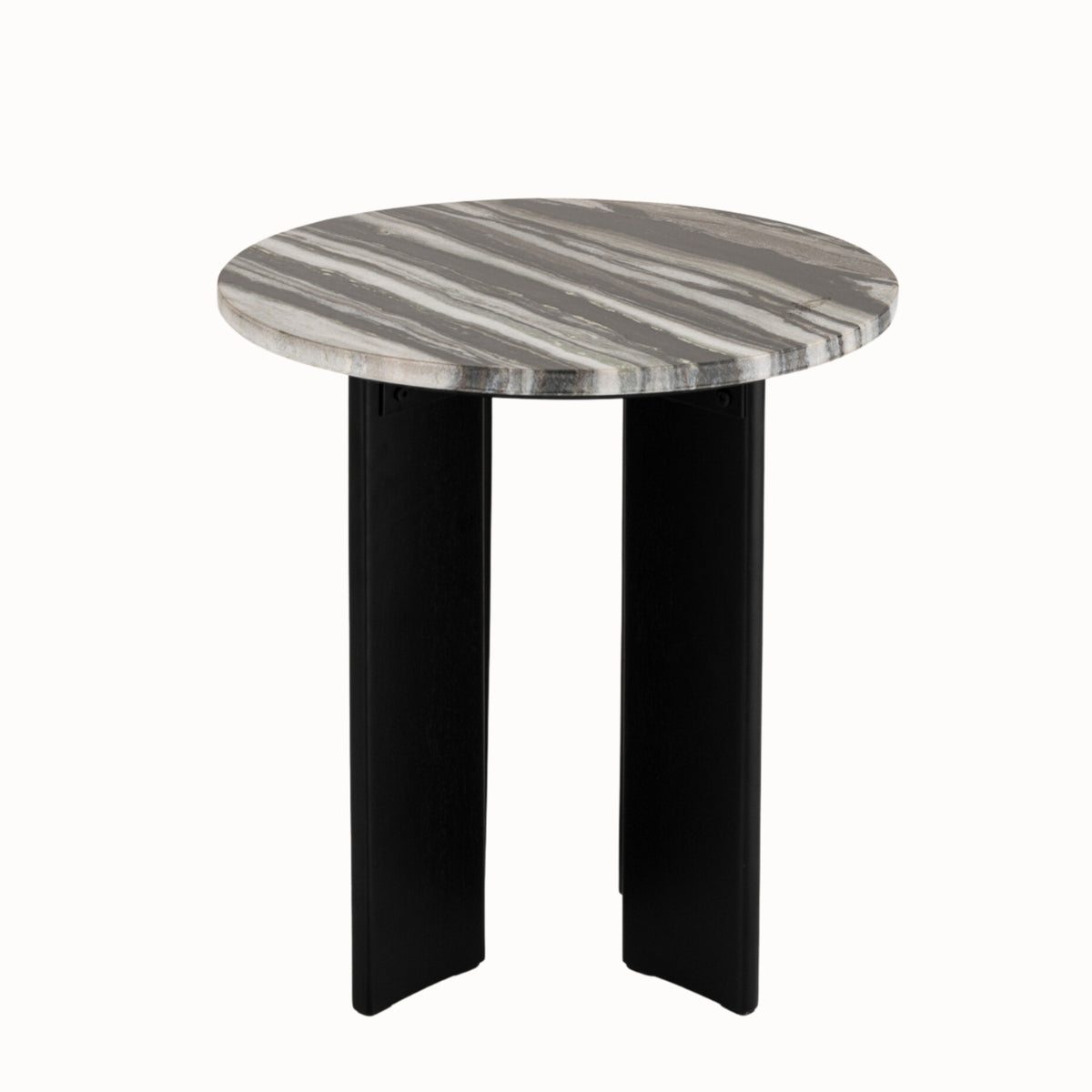 Mesa auxiliar Mathilde Mármol Negro/Gris J-Line