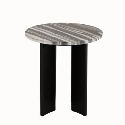 Mesa auxiliar Mathilde Mármol Negro/Gris J-Line
