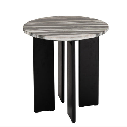 Mesa auxiliar Mathilde Mármol Negro/Gris J-Line