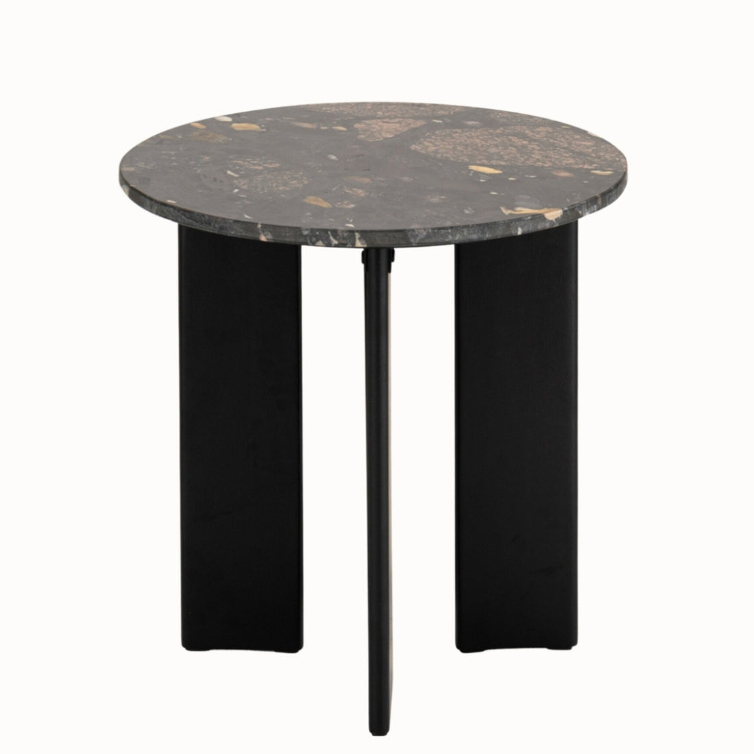 Mesa auxiliar Mathilde Mármol Negro/Melocotón J-Line