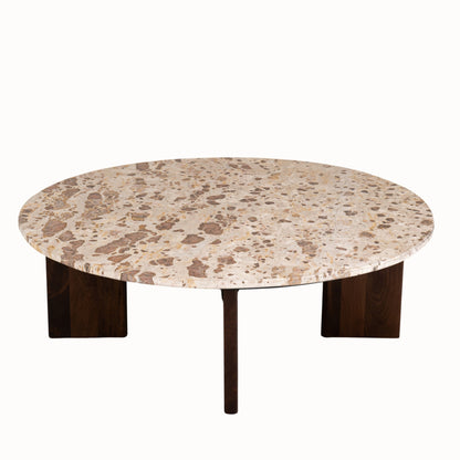 Mesa de centro Mathilde Mármol Natural/Beige J-Line