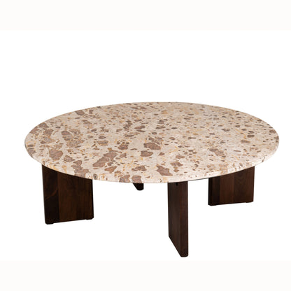Mesa de centro Mathilde Mármol Natural/Beige J-Line