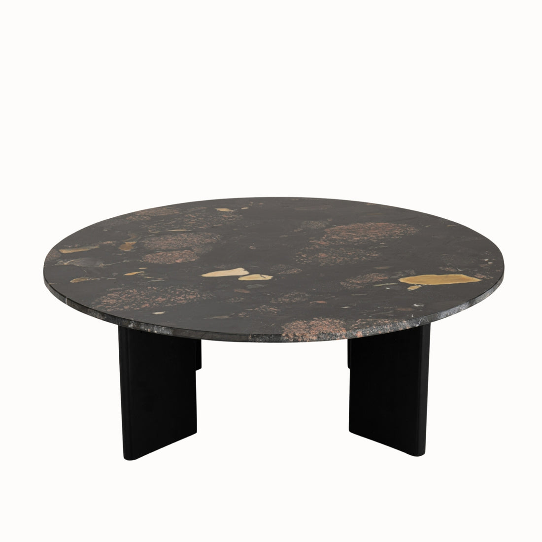 Mesa de centro Mathilde Mármol Negro/Melocotón J-Line