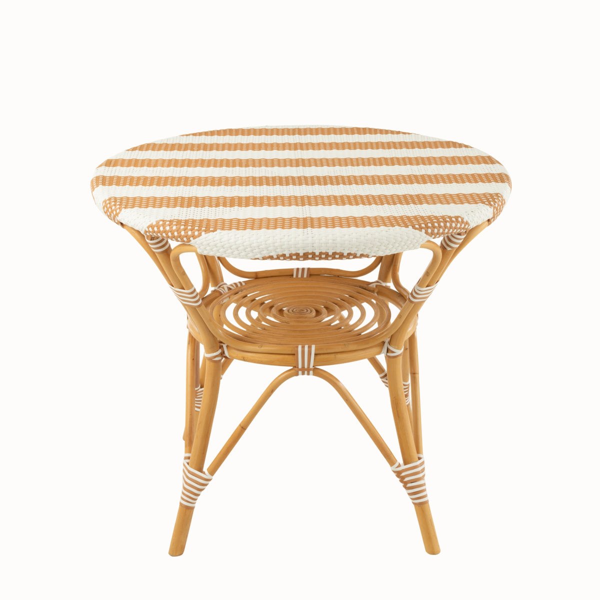 Mesa de comedor Ratán Beige/Blanco J-Line