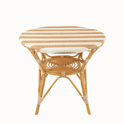 Mesa de comedor Ratán Beige/Blanco J-Line