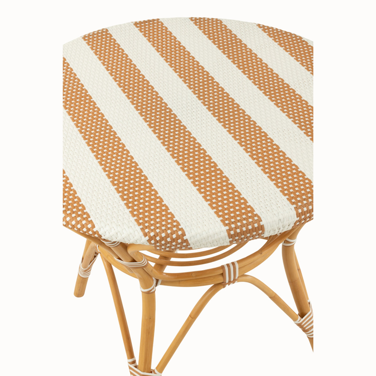 Mesa de comedor Ratán Beige/Blanco J-Line