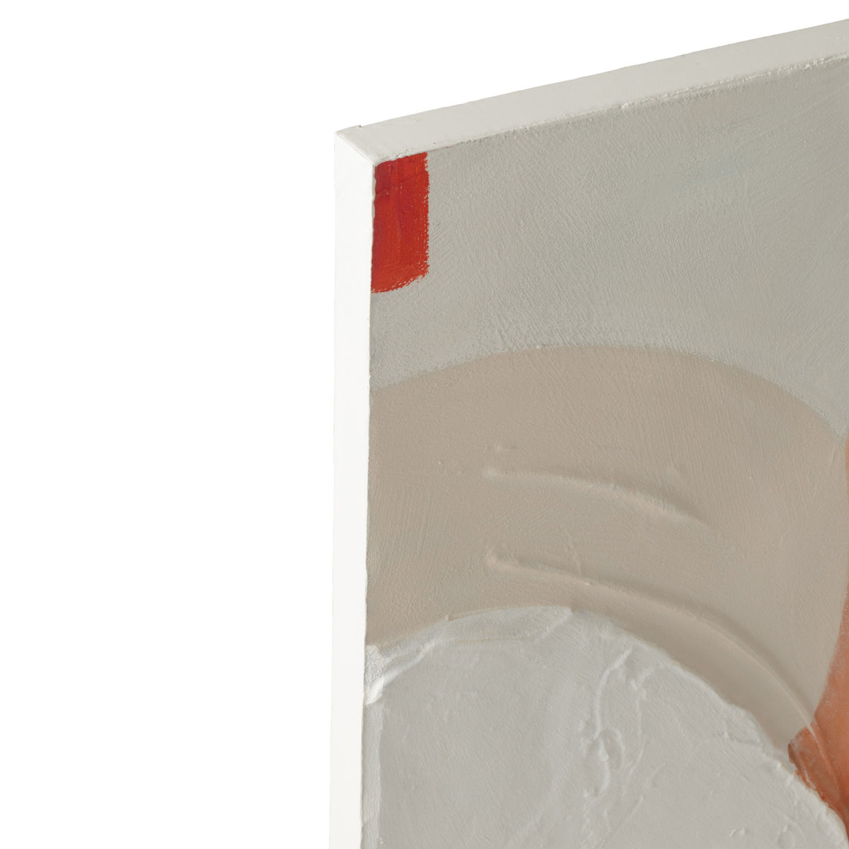 Cuadro Circkles Acrílico Naranja Oscuro/Blanco Roto J-Line