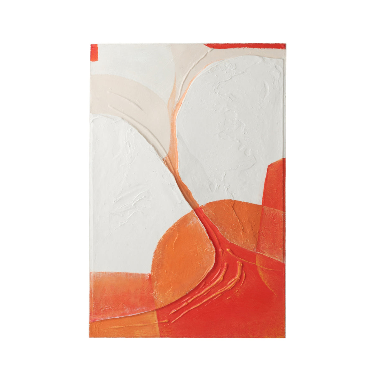 Cuadro Circkles Acrílico Naranja Oscuro/Blanco Roto J-Line
