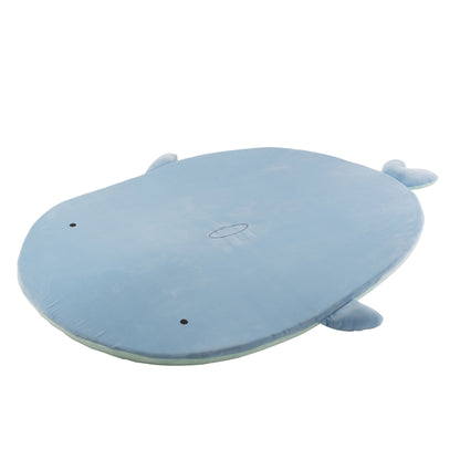 Alfombra de juego Tiburón 2 caras Poliéster Azul claro/Verde menta J-Line