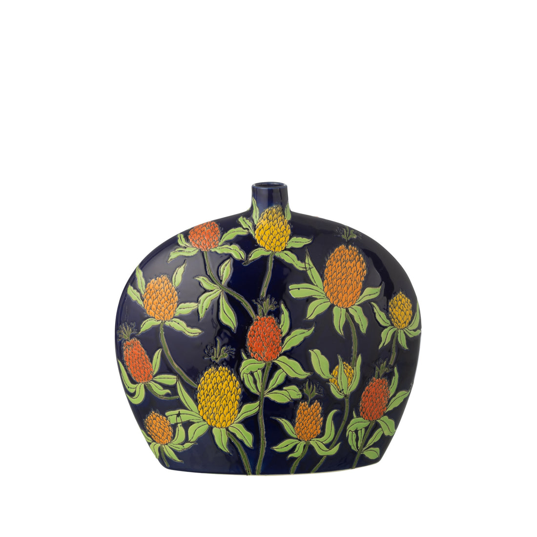 Jarrón Piña Porcelana Multicolor Mediano J-Line