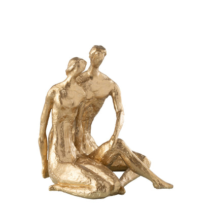 Hebilla Sentada Resina Dorada J-Line