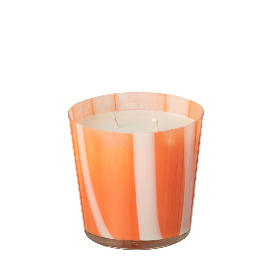 Vela aromática Noa Rayas Naranja Pequeña - 50 horas J-Line