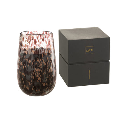 Vela aromática Mia Negra/Mix Cristal Grande 230 horas J-Line