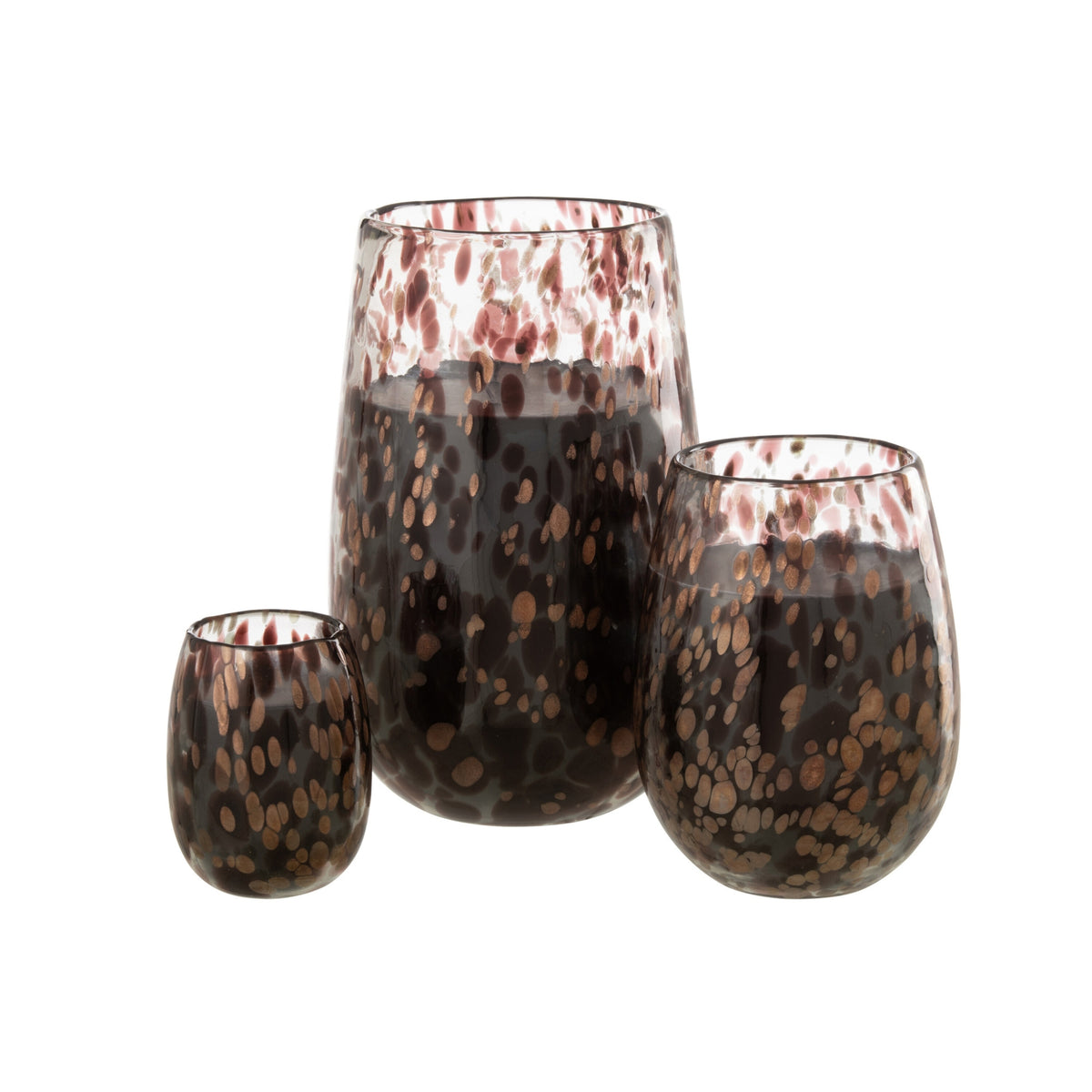 Vela aromática Mia Negra/Mix Cristal Grande 230 horas J-Line