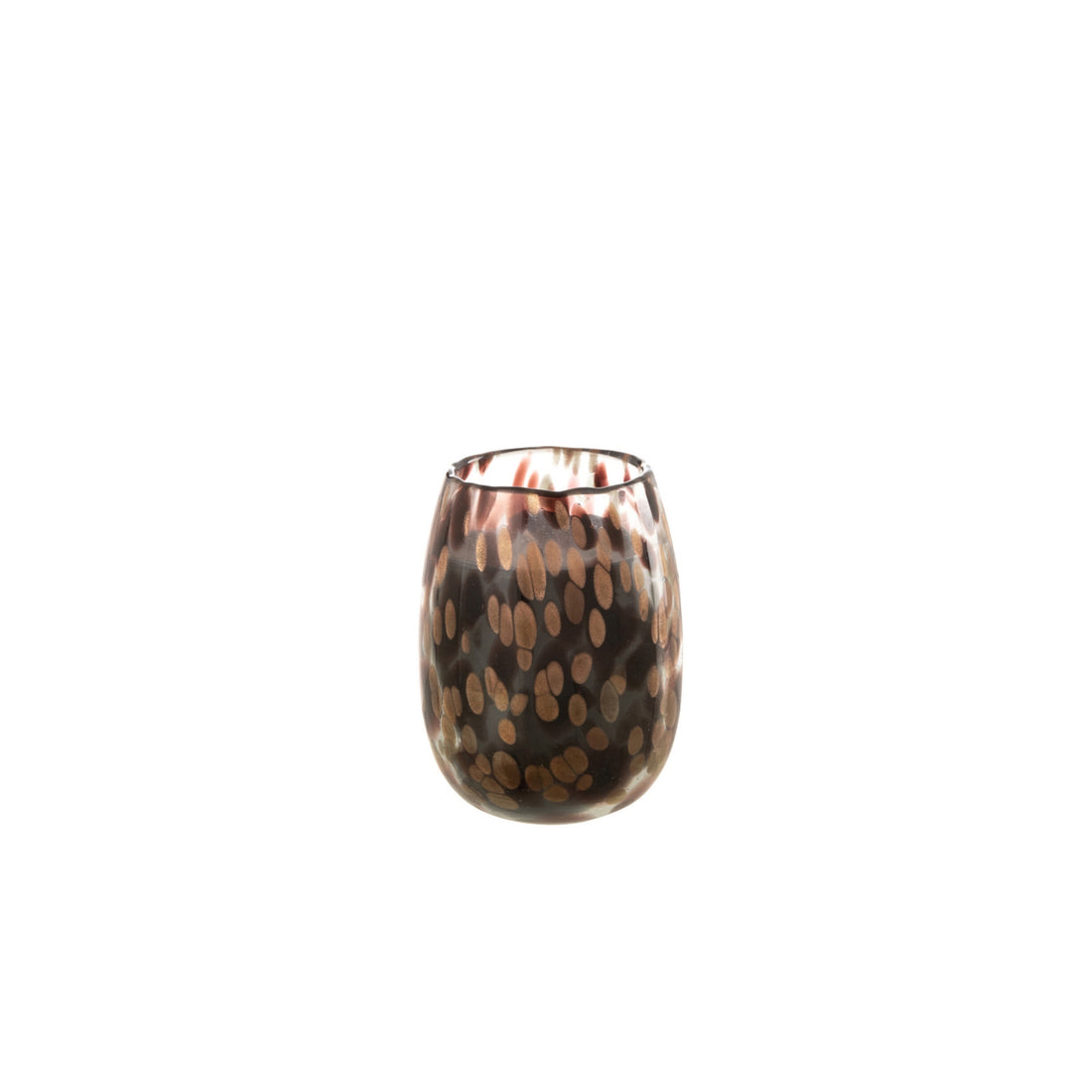 Vela aromática Mia Negro/Mix Cristal Pequeña 90 horas J-Line