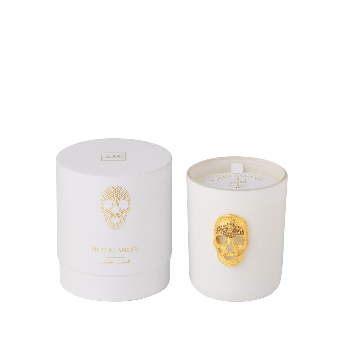 Vela aromática Calavera Noche Blanca Grande 65 horas
