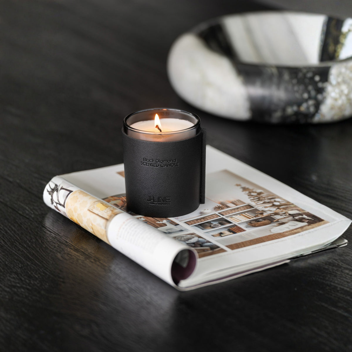 Vela aromática Cuero Negro 40 horas