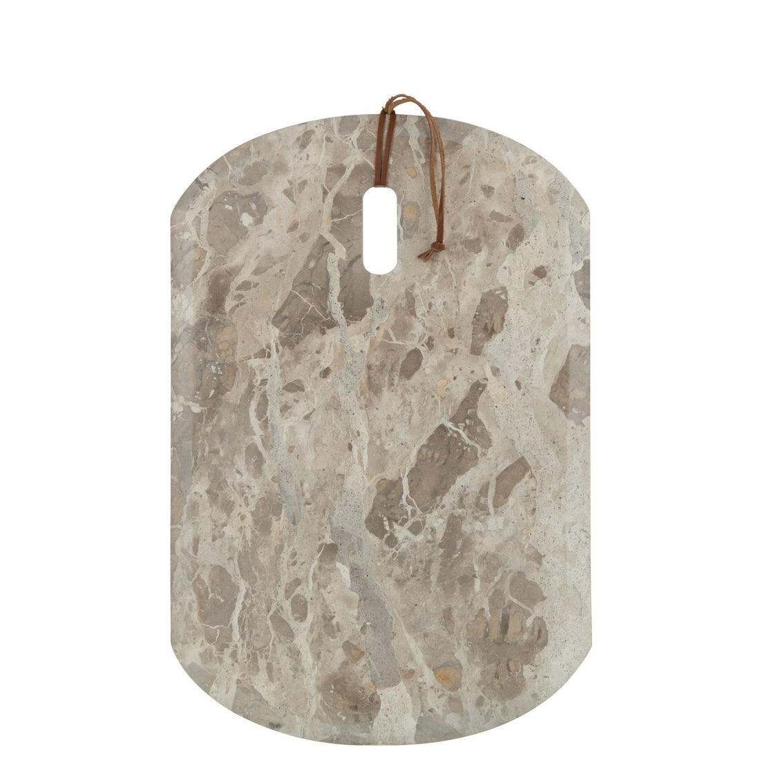 Tabla rectangular de mármol beige pequeña