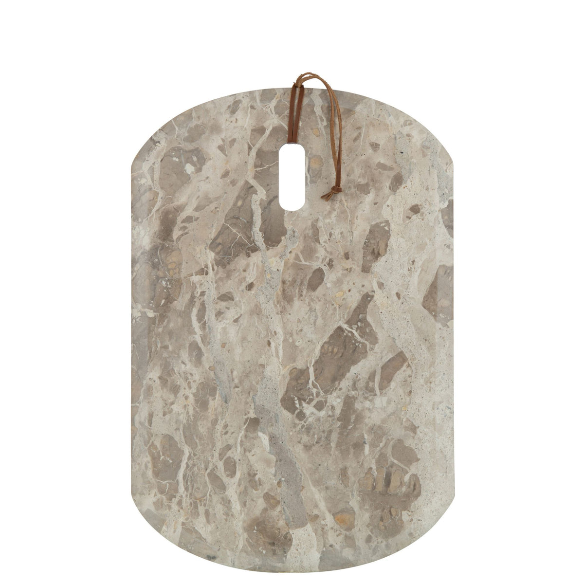 Tabla rectangular de mármol beige pequeña