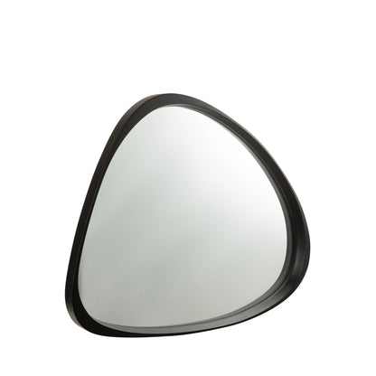 Espejo Giles MDF/vidrio negro grande J-Line