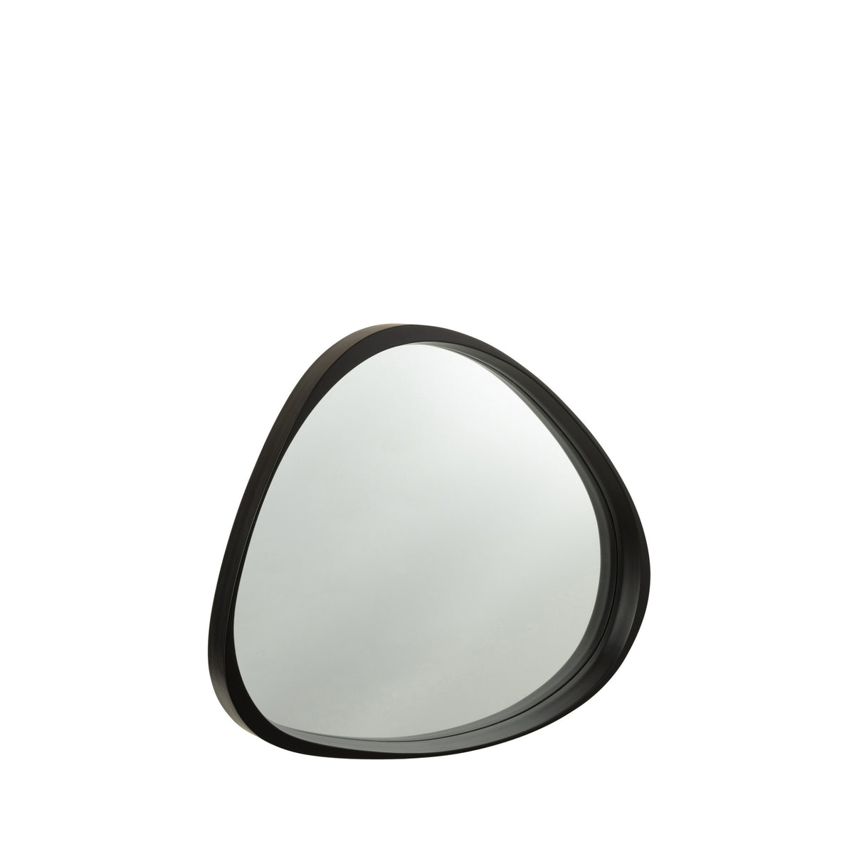 Espejo Giles MDF/vidrio negro pequeño Ø 71 cm
