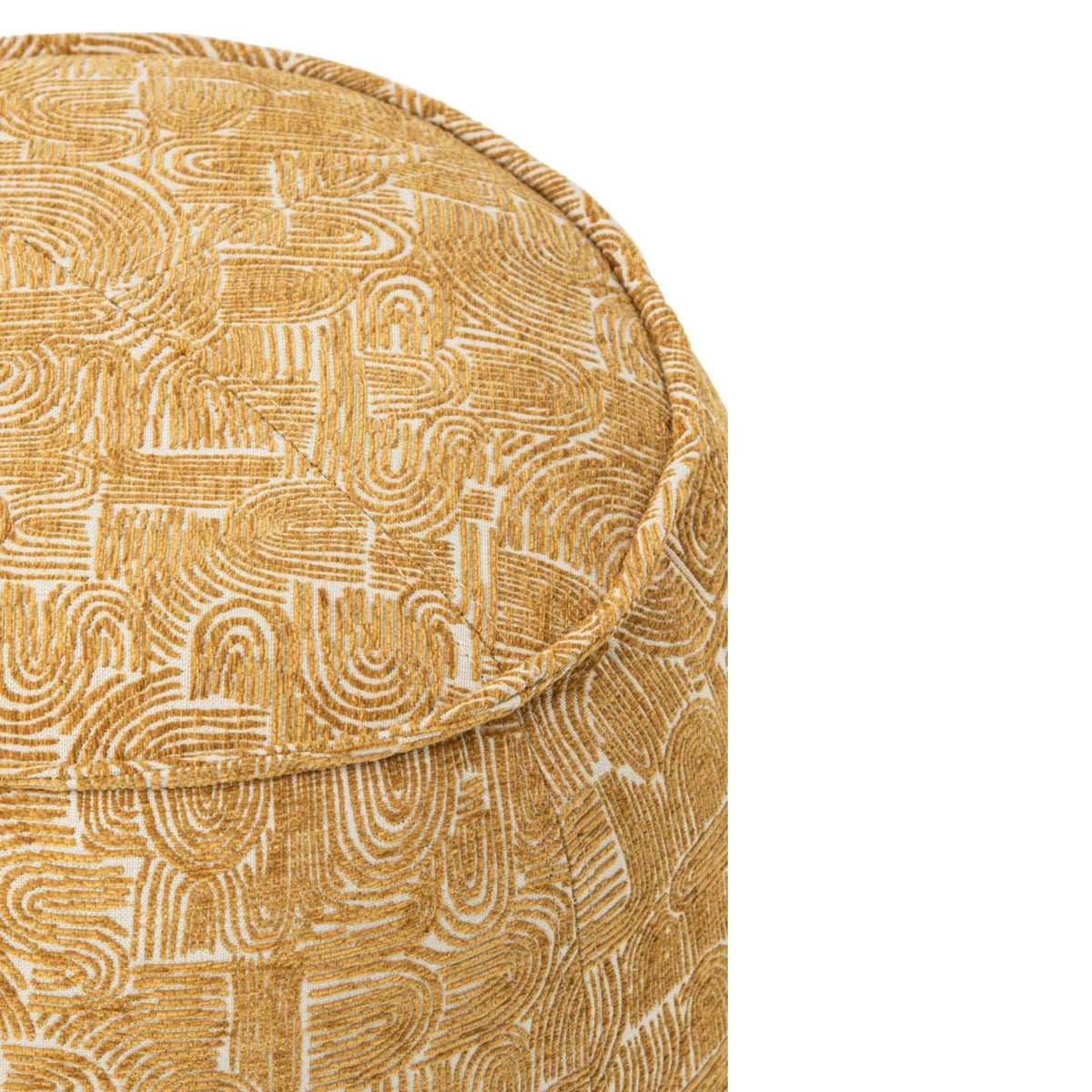 Puf Alex Multiplex/Tela Amarillo Ocre J-Line