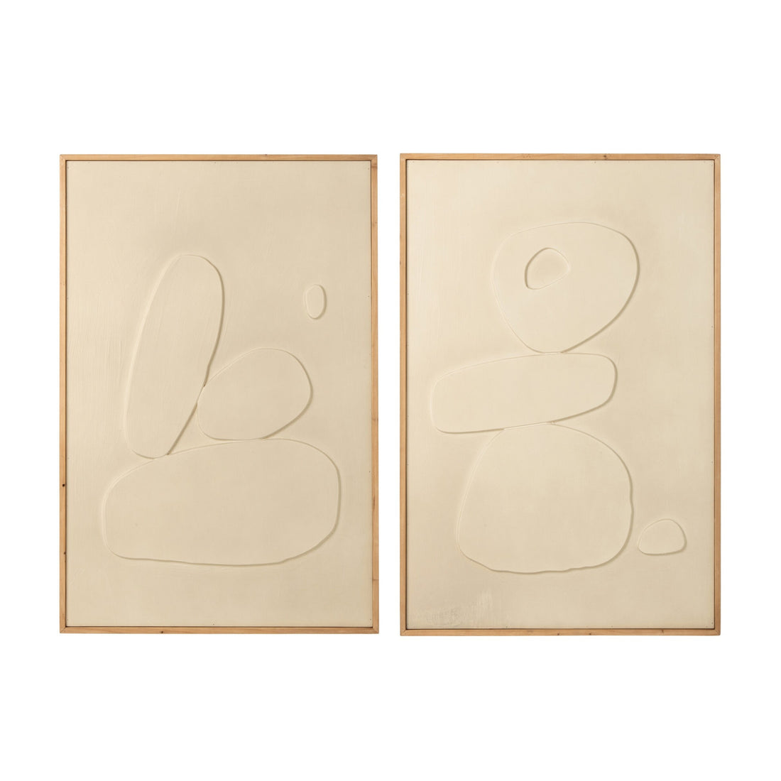 Decoración de pared MDF blanco surtido de J-Line