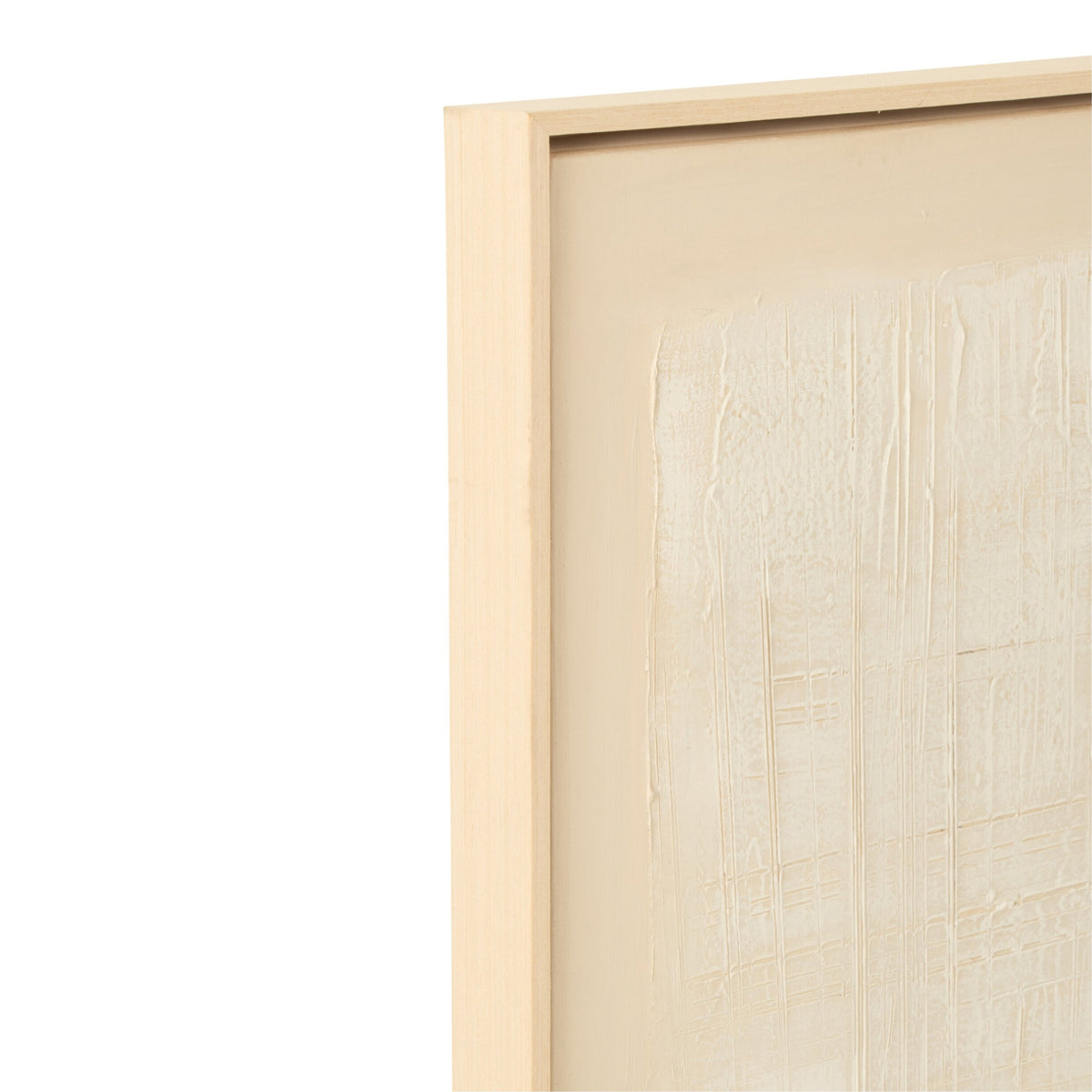 Cuadro Rectangular Madera de Pino Beige/Verde Oscuro J-Line
