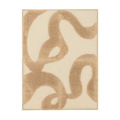 Cuadro Plukje MDF Beige/Marrón J-Line